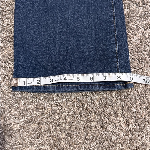 Levi's Blue Flare Wide Leg Jeans - Picture 12 of 13